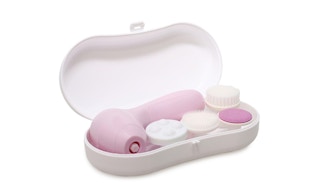 an electric facial brush