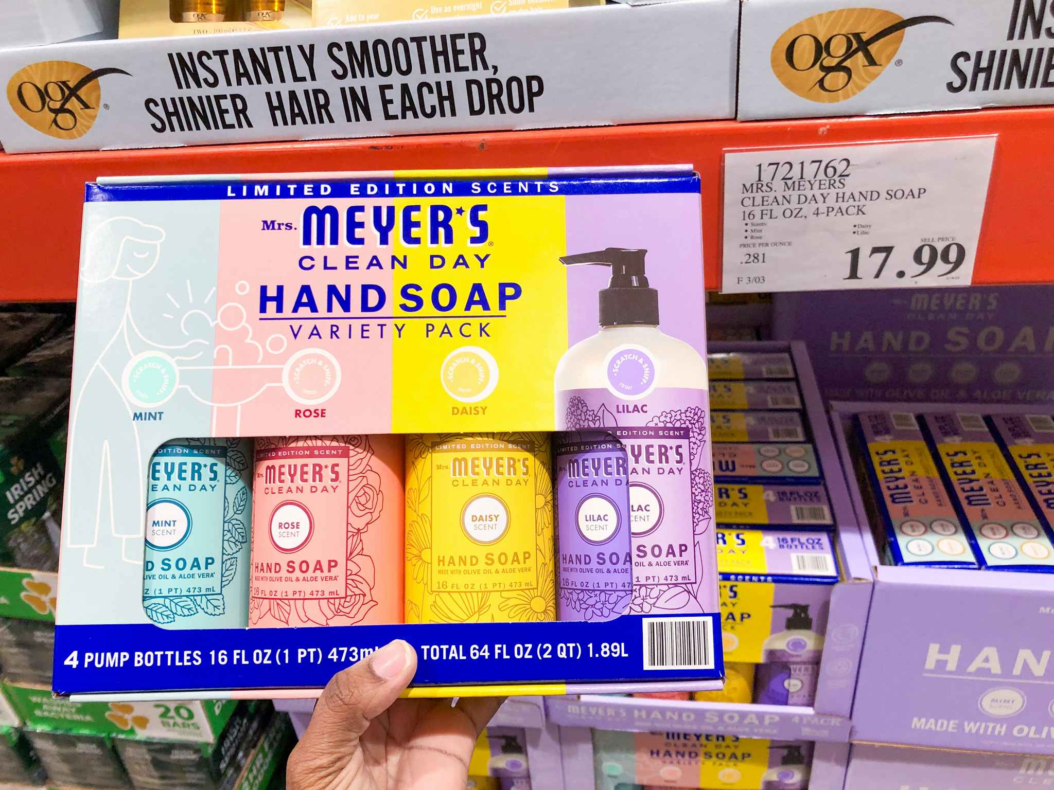 costco mrs meyers hand soap