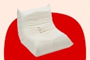Stock image of the beige Morden Fort bean bag chair