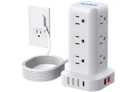 Power Strip Tower Surge Protector