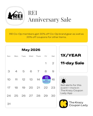 REI Anniversary Sale 2026 dates