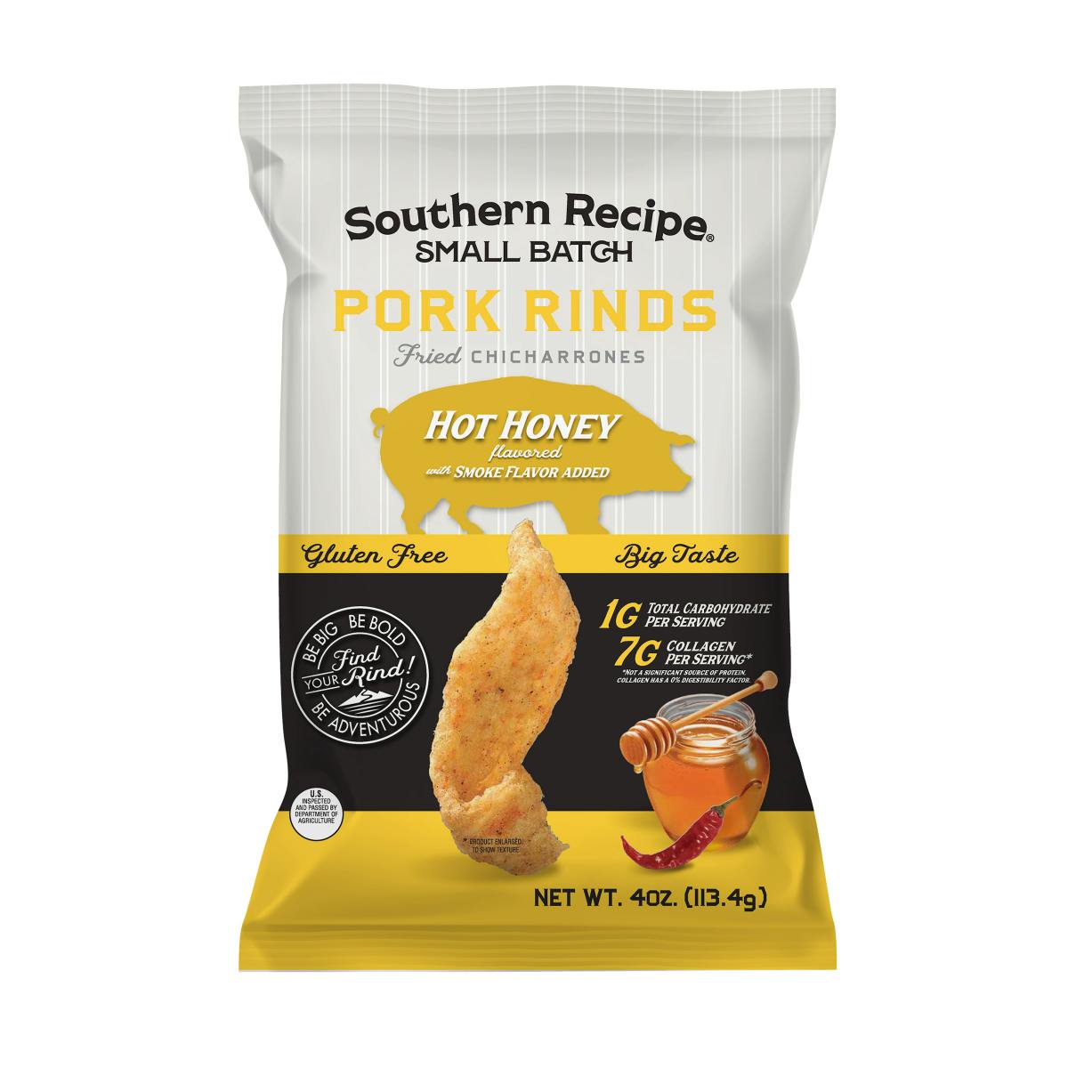 2 Southern Recipe Pork Rinds Bags