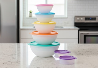 14-piece Tupperware Vintage Series Bowl Set