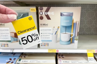 ninja and keurig coffee makers in a target aisle