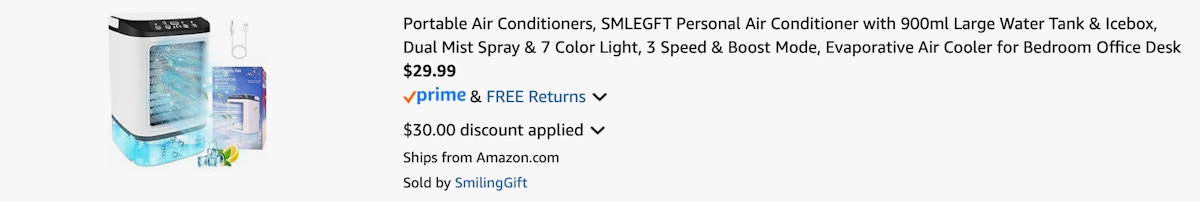 Amazon Portable Air Conditioner 2025 2