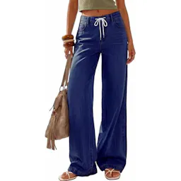 PRETTYGARDEN Women's Wide Leg Jeans