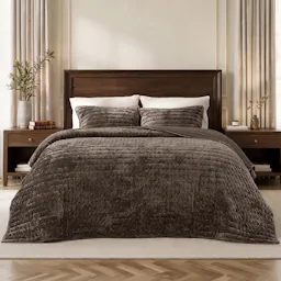 Bedsure Velvet Comforter Set