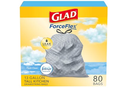 Glad ForceFlex Trash Bags