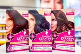 Save $3 on Schwarzkopf® Keratin Permanent Hair Color at Target card image
