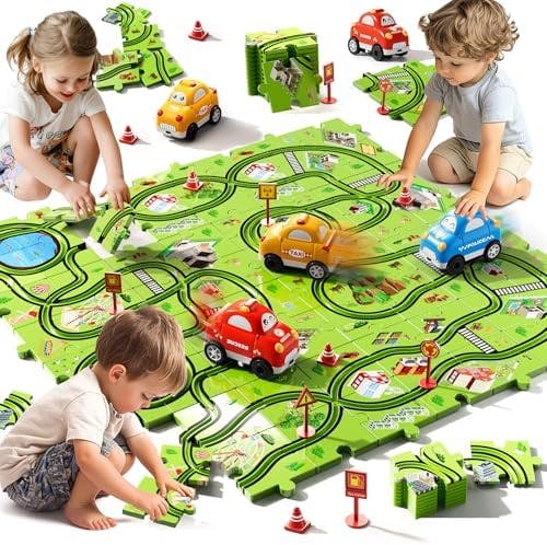 Floor Puzzle Race Track 2-Pack