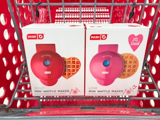 dash valentine's day waffle makers at target