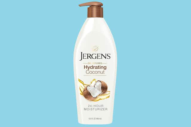 Jergens Hydrating Coconut Body Lotion, as Low as $4 on Amazon card image