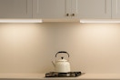 under cabinet lights in a kitchen
