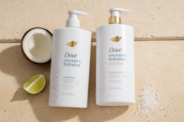 Dove Shampoo or Conditioner: Get 2 Bottles for $8.23 on Amazon card image
