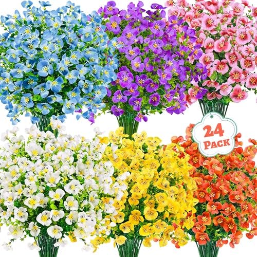 Artificial Pansy Flowers