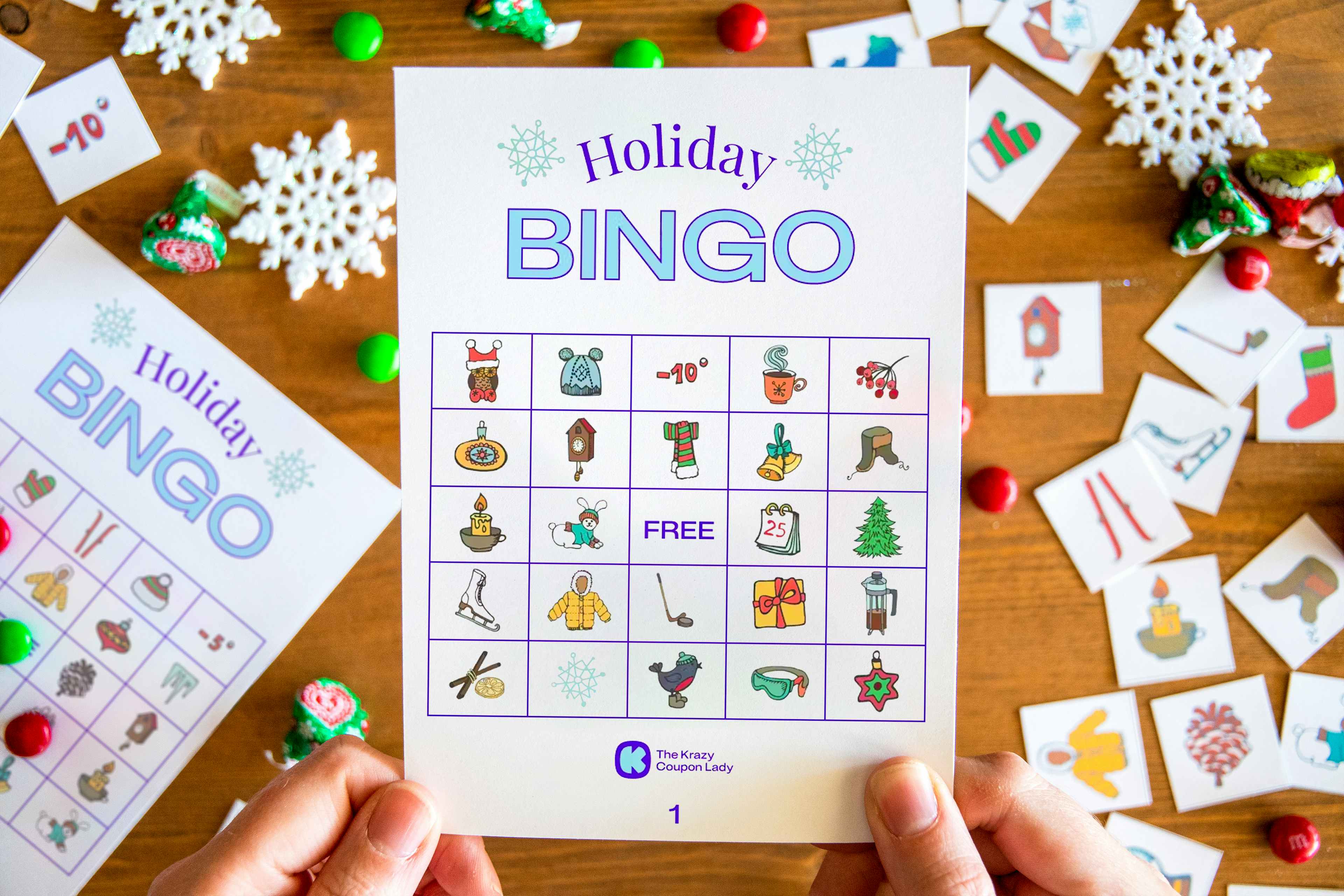 holiday bingo cards