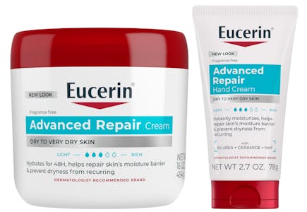 2 Eucerin Lotions