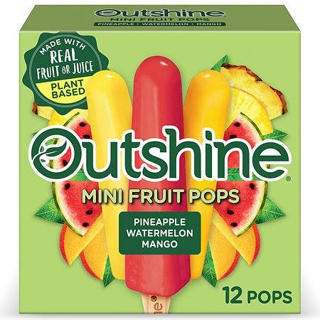 2 Outshine Mini Fruit Pop 12-Packs