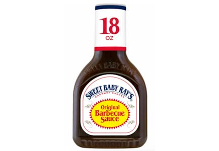 2 Sweet Baby Ray's Sauce Bottles