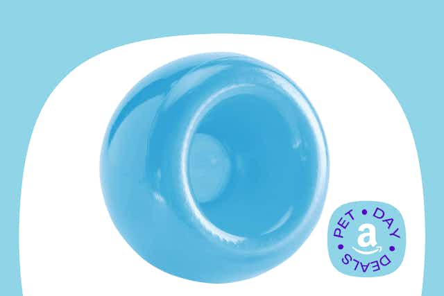 Interactive Treat-Dispensing Dog Toy, Only $6.80 on Amazon card image