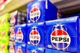 Pepsi 12-Packs on shelf at Target
