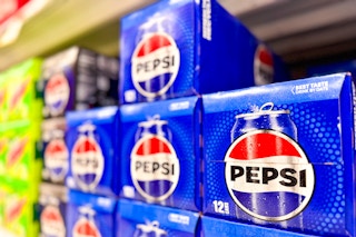 Pepsi 12-Packs on shelf at Target