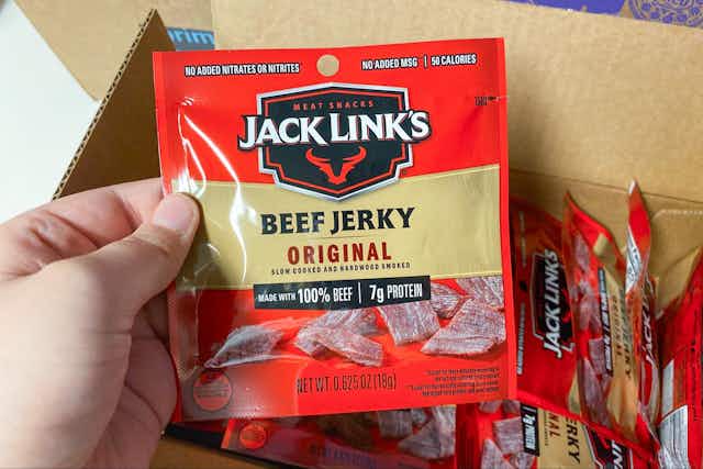 Jack Link's Beef Jerky 9-Pack, as Low as $7.50 on Amazon  card image