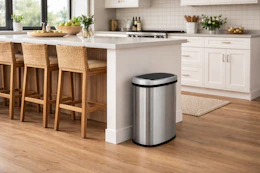 Walmart touchless trash can