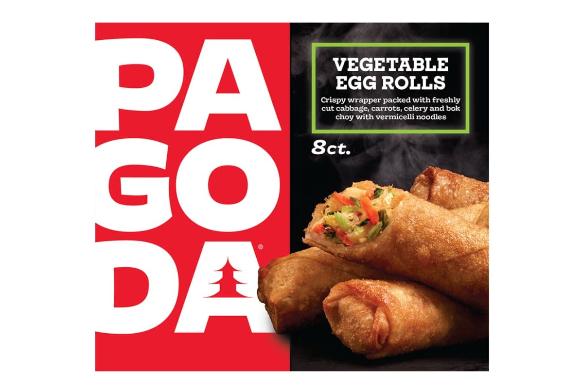 2 Pagoda Frozen Egg Rolls Boxes
