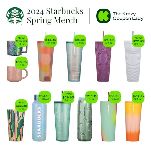 Starbucks Spring Cups 2024