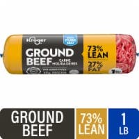 Kroger Ground Beef Chub