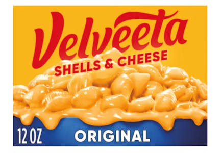 Velveeta Shells and Cheese Box