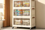 a 3-tier storage cabinet 
