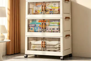 a 3-tier storage cabinet