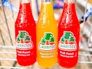 Jarritos soda in a cart