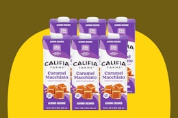 Califia Farms Almond Milk Coffee Creamer 6-Pack, $16 on Amazon (Reg. $39) card image