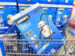 Hart Wet/Dry Vac in Walmart shopping cart