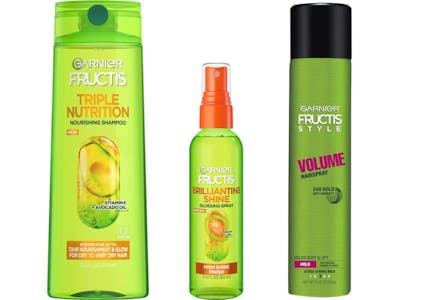 3 Garnier Fructis Hair Care Products