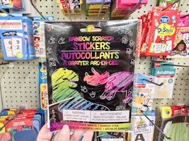 Rainbow Scratch Stickers