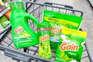 gain laundry products in a cart