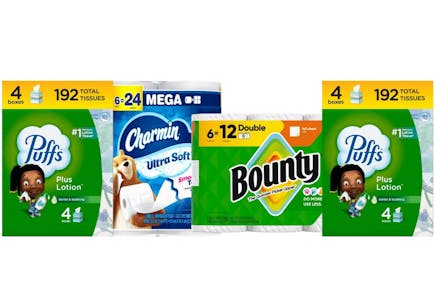 4 P&G Paper Products
