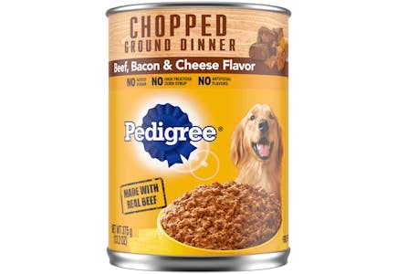 6 Pedigree Wet Dog Food Cans