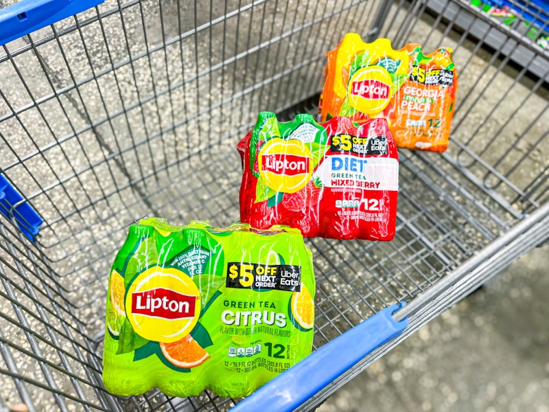 lipton tea uber eats walmart