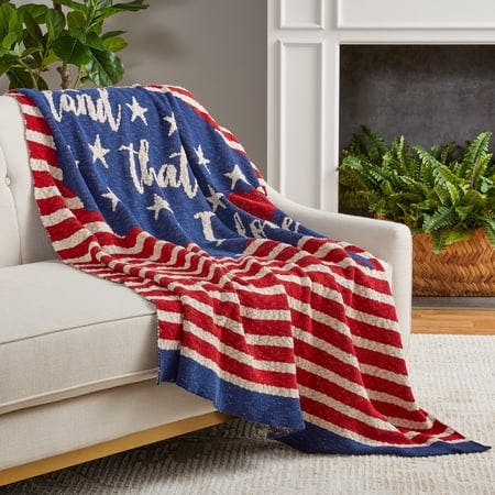 Americana Throw Blanket