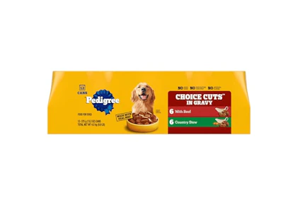 Pedigree Wet Dog Food 12-Pack