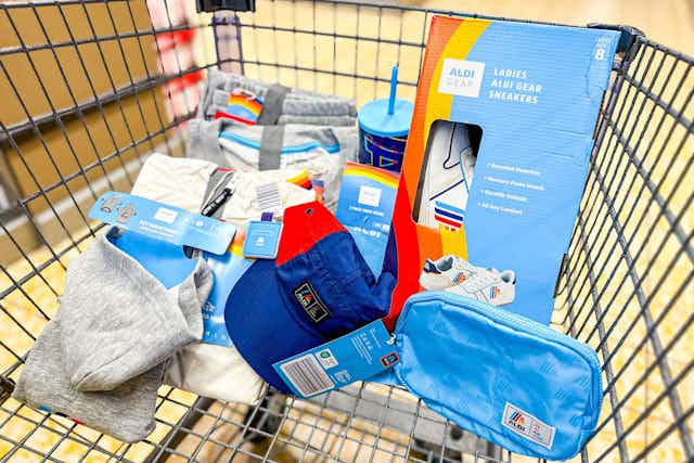 New Aldi Gear Arrived on March 20: $12.99 Sneakers, $6.99 Belt Bag, and More card image