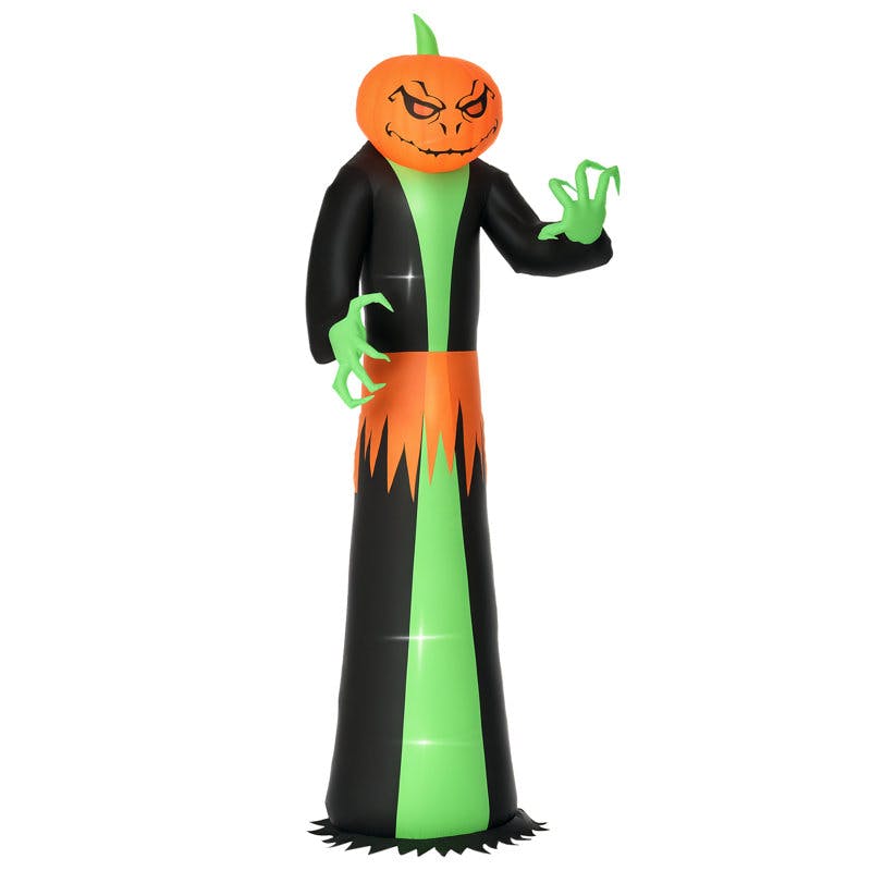 Pumpkin Head Ghost Inflatable