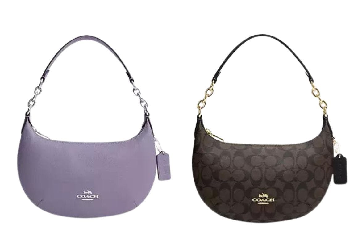 Coach Leather Hobo Bag