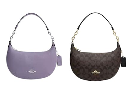 Coach Leather Hobo Bag