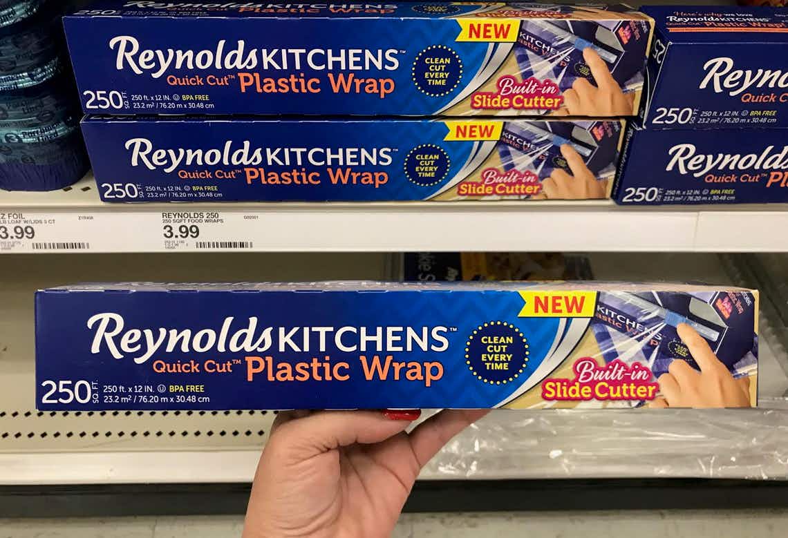 Reynolds Kitchens Quick Cut Plastic Wrap - 225 Sq Ft : Target